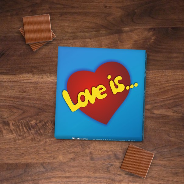 Шоколадный набор "Love is"